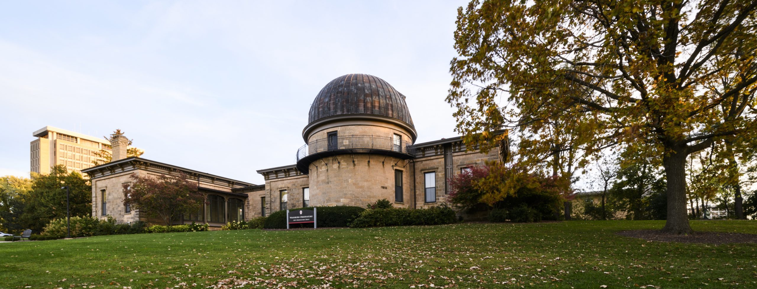 Washburn Observatory from the front.