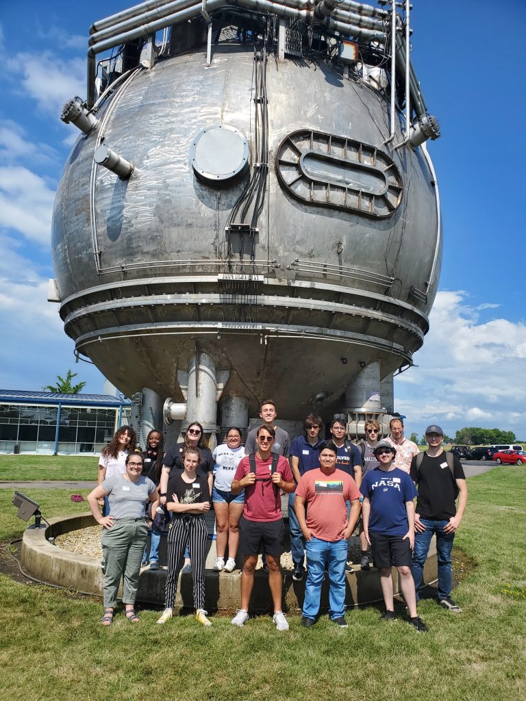 RADIAL students pose outside for a group photo.